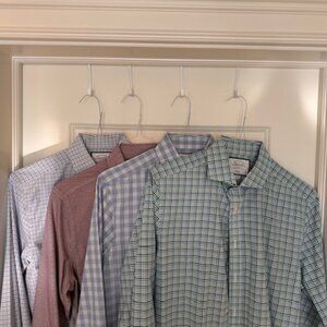 Lot of Four (4) Charles Tyrwhitt Non Iron Slim Fit Shirts (15.5/33in)